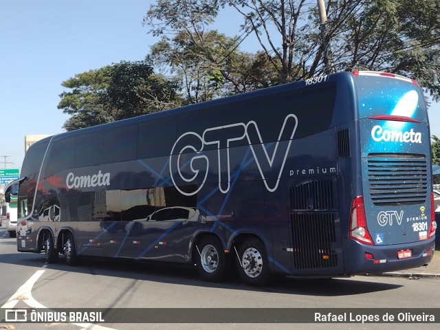 Viação Cometa 18301 na cidade de São Paulo, São Paulo, Brasil, por Rafael Lopes de Oliveira. ID da foto: 10342381.