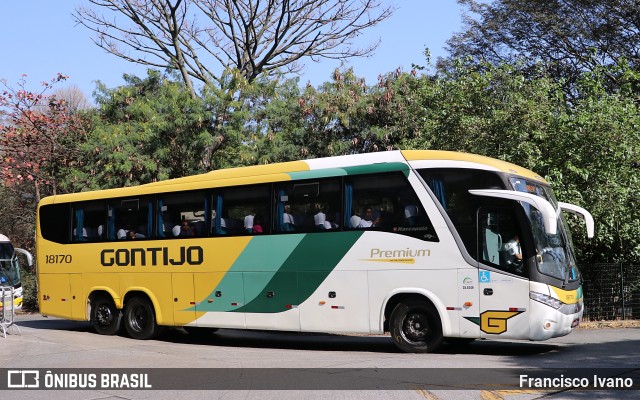 Empresa Gontijo de Transportes 18170 na cidade de São Paulo, São Paulo, Brasil, por Francisco Ivano. ID da foto: 10431663.