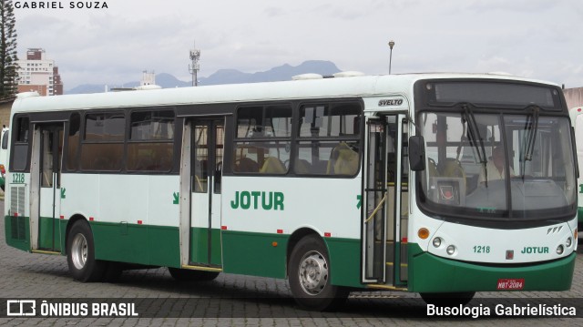 Jotur - Auto Ônibus e Turismo Josefense 1218 na cidade de Palhoça, Santa Catarina, Brasil, por Busologia Gabrielística. Número da foto: #10432684.
