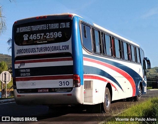 JM Turismo 310 na cidade de Aparecida, São Paulo, Brasil, por Vicente de Paulo Alves. ID da foto: 10431893.