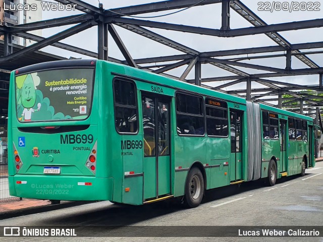 Auto Viação Mercês MB699 na cidade de Curitiba, Paraná, Brasil, por Lucas Weber Calizario. Número da foto: #10431697.