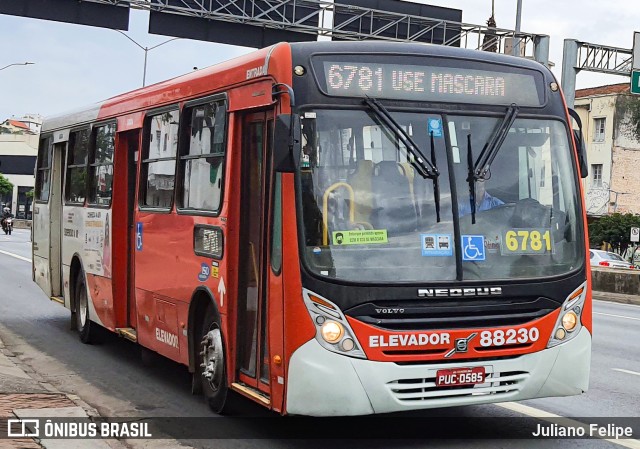 Viação Novo Retiro 88230 na cidade de Belo Horizonte, Minas Gerais, Brasil, por Juliano Felipe. Número da foto: #10430705.