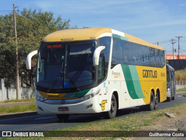 Empresa Gontijo de Transportes 18605 na cidade de Campinas, São Paulo, Brasil, por Guilherme Costa. Número da foto: #10432844.