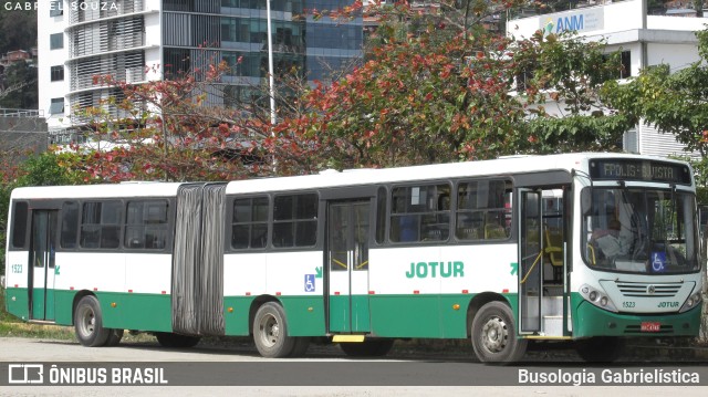 Jotur - Auto Ônibus e Turismo Josefense 1523 na cidade de Florianópolis, Santa Catarina, Brasil, por Busologia Gabrielística. ID da foto: 10432779.