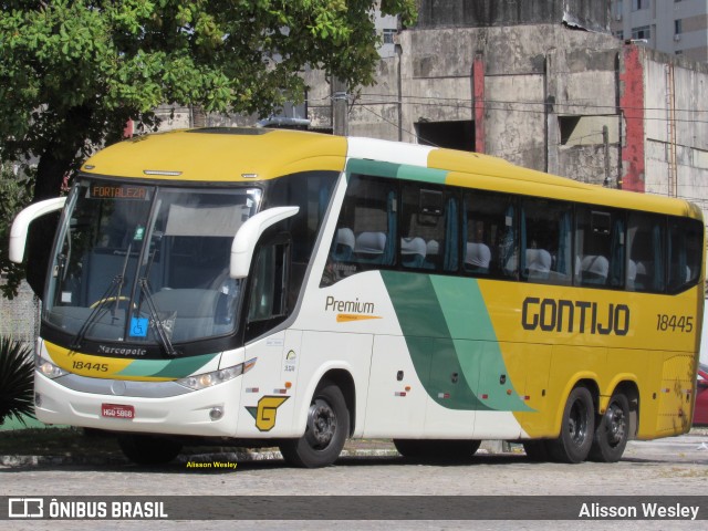 Empresa Gontijo de Transportes 18445 na cidade de Fortaleza, Ceará, Brasil, por Alisson Wesley. ID da foto: 10432555.