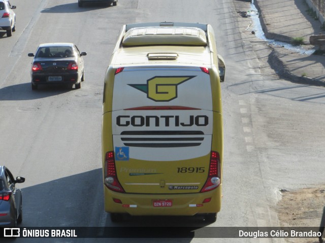 Empresa Gontijo de Transportes 18915 na cidade de Belo Horizonte, Minas Gerais, Brasil, por Douglas Célio Brandao. ID da foto: 10433810.