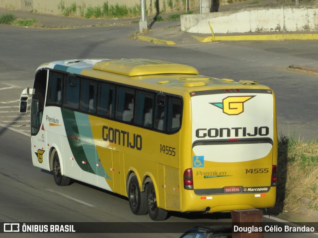 Empresa Gontijo de Transportes 14555 na cidade de Belo Horizonte, Minas Gerais, Brasil, por Douglas Célio Brandao. ID da foto: 10433918.