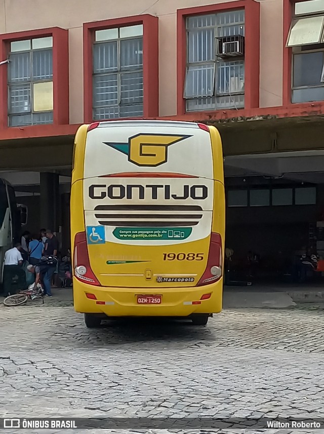 Empresa Gontijo de Transportes 19085 na cidade de Governador Valadares, Minas Gerais, Brasil, por Wilton Roberto. ID da foto: 10433047.