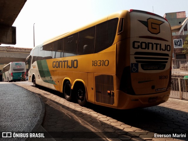 Empresa Gontijo de Transportes 18310 na cidade de Belo Horizonte, Minas Gerais, Brasil, por Everson Marini. ID da foto: 10430870.