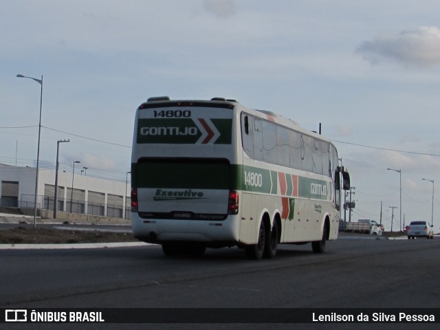 Empresa Gontijo de Transportes 14800 na cidade de Caruaru, Pernambuco, Brasil, por Lenilson da Silva Pessoa. Número da foto: #10432553.