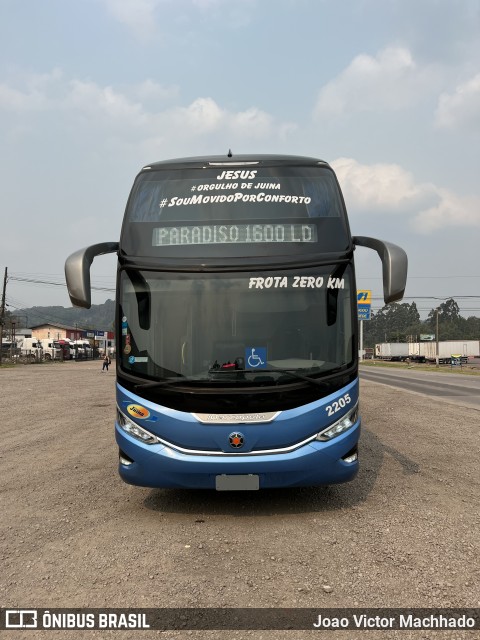 Viação Juína 2205 na cidade de Cuiabá, Mato Grosso, Brasil, por Joao Victor Machhado. Número da foto: #10431534.