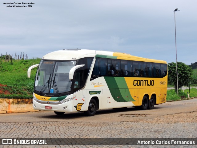 Empresa Gontijo de Transportes 19120 na cidade de João Monlevade, Minas Gerais, Brasil, por Antonio Carlos Fernandes. ID da foto: 10431497.