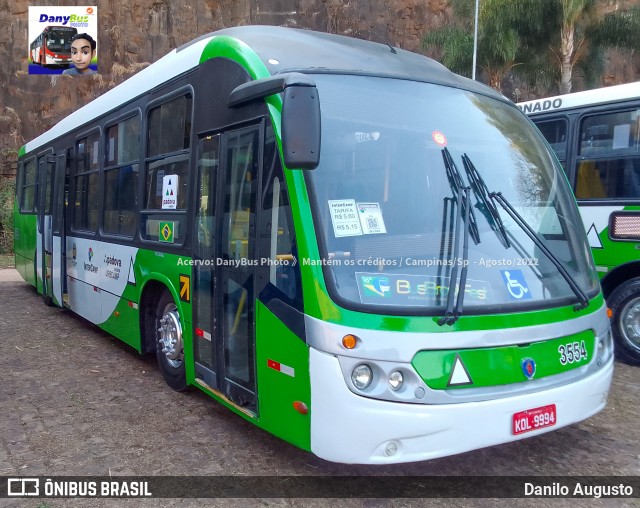 Padova Coletivos 3554 na cidade de Campinas, São Paulo, Brasil, por Danilo Augusto. ID da foto: 10431384.