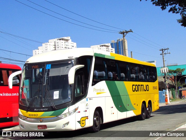 Empresa Gontijo de Transportes 19140 na cidade de São Paulo, São Paulo, Brasil, por Andrew Campos. ID da foto: 10345486.