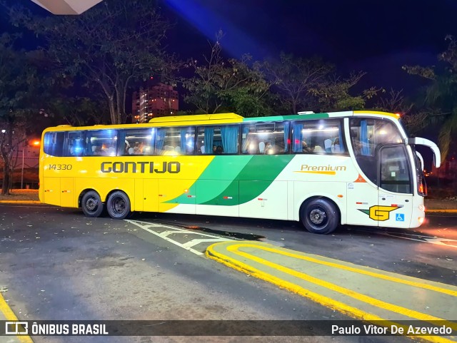 Empresa Gontijo de Transportes 14330 na cidade de Franca, São Paulo, Brasil, por Paulo Vitor De Azevedo. ID da foto: 10346655.