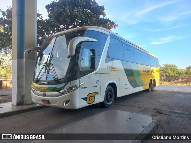 Empresa Gontijo de Transportes 19225 na cidade de Montes Claros, Minas Gerais, Brasil, por Cristiano Martins. ID da foto: 10347374.