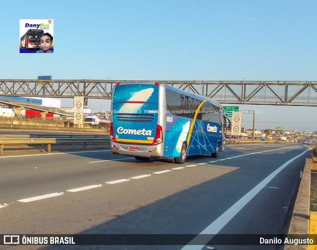 Viação Cometa 18521 na cidade de Campinas, São Paulo, Brasil, por Danilo Augusto. ID da foto: 10346816.