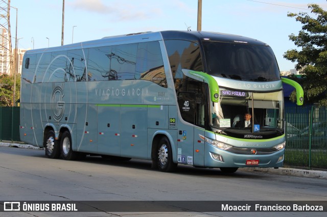 Viação Garcia 8484 na cidade de São Paulo, São Paulo, Brasil, por Moaccir  Francisco Barboza. ID da foto: 10345610.