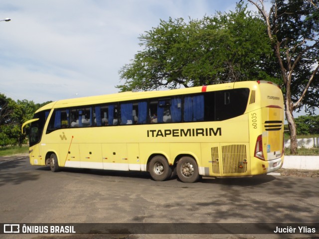 Viação Itapemirim 60035 na cidade de Teresina, Piauí, Brasil, por Juciêr Ylias. ID da foto: 10344705.