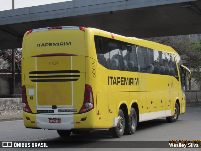 Viação Itapemirim 60019 na cidade de Belo Horizonte, Minas Gerais, Brasil, por Weslley Silva. Número da foto: #10345637.