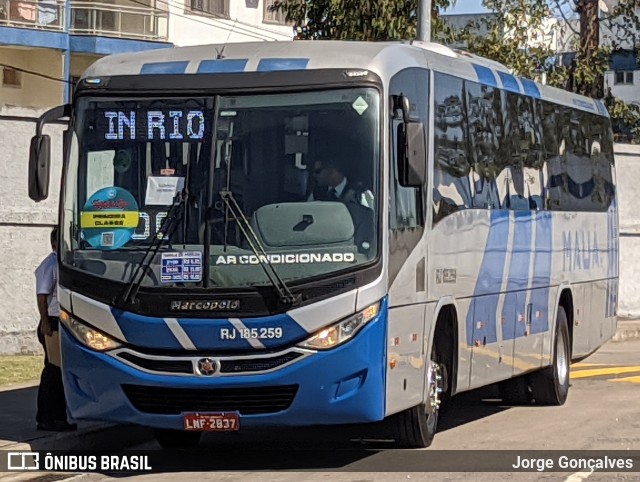 Viação Mauá RJ 185.259 na cidade de Rio de Janeiro, Rio de Janeiro, Brasil, por Jorge Gonçalves. Número da foto: #10346591.