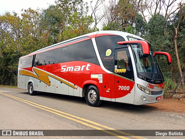 Viação Smart Transporte e Turismo 7000 na cidade de Itupeva, São Paulo, Brasil, por Diego Batista. ID da foto: 10346835.