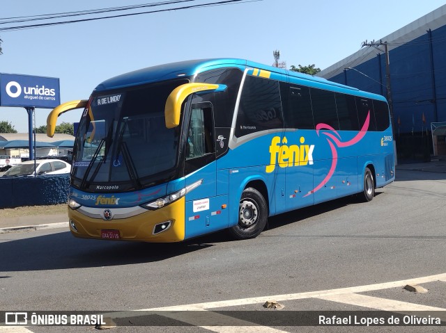 Rápido Expresso Fênix Viação 38025 na cidade de São Paulo, São Paulo, Brasil, por Rafael Lopes de Oliveira. ID da foto: 10347613.