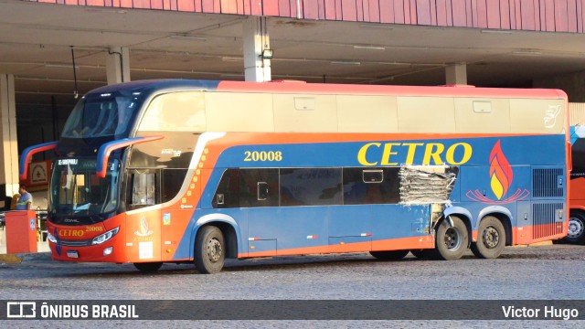 Viação Cetro 20008 na cidade de Caruaru, Pernambuco, Brasil, por Victor Hugo. Número da foto: #10347251.