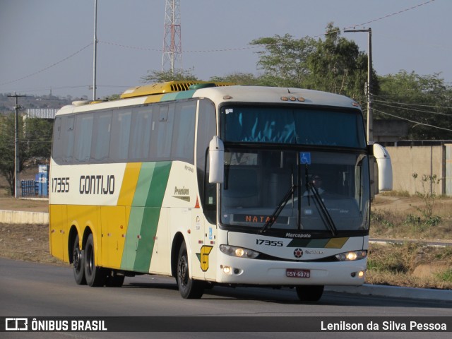 Empresa Gontijo de Transportes 17355 na cidade de Caruaru, Pernambuco, Brasil, por Lenilson da Silva Pessoa. Número da foto: #10344728.