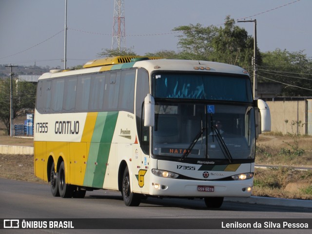 Empresa Gontijo de Transportes 17355 na cidade de Caruaru, Pernambuco, Brasil, por Lenilson da Silva Pessoa. ID da foto: 10344728.