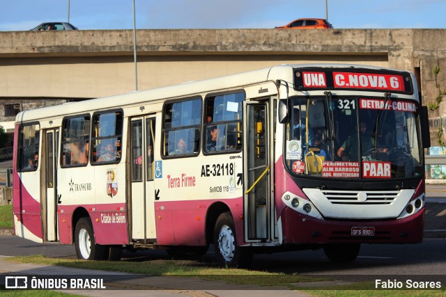 Transurb AE-32118 na cidade de Belém, Pará, Brasil, por Fabio Soares. ID da foto: 10346832.