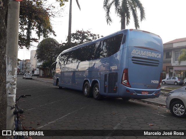 Viação Águia Branca 14009 na cidade de São João del Rei, Minas Gerais, Brasil, por Marcelo José Rosa. Número da foto: #10347492.