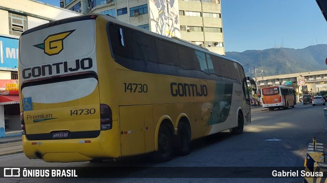 Empresa Gontijo de Transportes 14730 na cidade de Rio de Janeiro, Rio de Janeiro, Brasil, por Gabriel Sousa. ID da foto: 10346696.