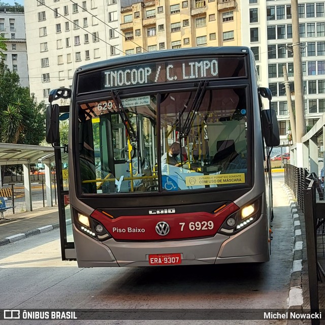 Viação Gatusa Transportes Urbanos 7 6929 na cidade de São Paulo, São Paulo, Brasil, por Michel Nowacki. Número da foto: #10346924.