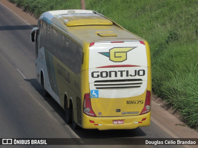 Empresa Gontijo de Transportes 18675 na cidade de Belo Horizonte, Minas Gerais, Brasil, por Douglas Célio Brandao. ID da foto: 10350347.