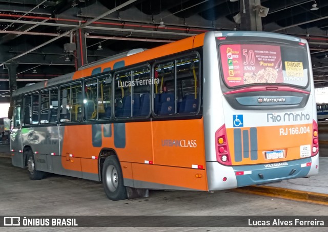 Transturismo Rio Minho RJ 166.004 na cidade de Nova Iguaçu, Rio de Janeiro, Brasil, por Lucas Alves Ferreira. ID da foto: 10351141.