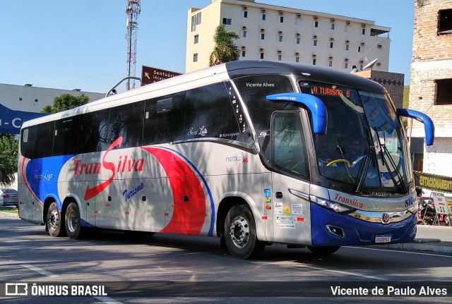 TranSilva Turismo 8100 na cidade de Aparecida, São Paulo, Brasil, por Vicente de Paulo Alves. Número da foto: #10350406.