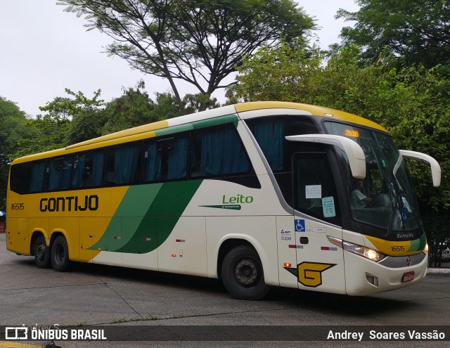 Empresa Gontijo de Transportes 16515 na cidade de São Paulo, São Paulo, Brasil, por Andrey  Soares Vassão. ID da foto: 10349194.