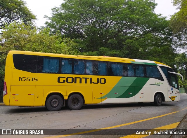 Empresa Gontijo de Transportes 16515 na cidade de São Paulo, São Paulo, Brasil, por Andrey  Soares Vassão. ID da foto: 10349210.