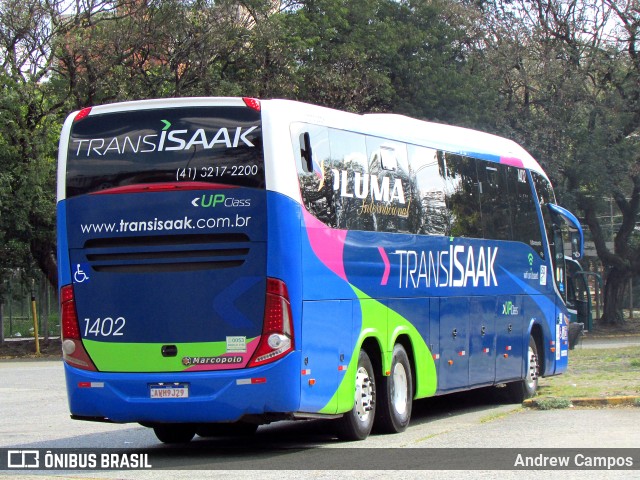 Trans Isaak Turismo 1402 na cidade de São Paulo, São Paulo, Brasil, por Andrew Campos. Número da foto: #10349992.