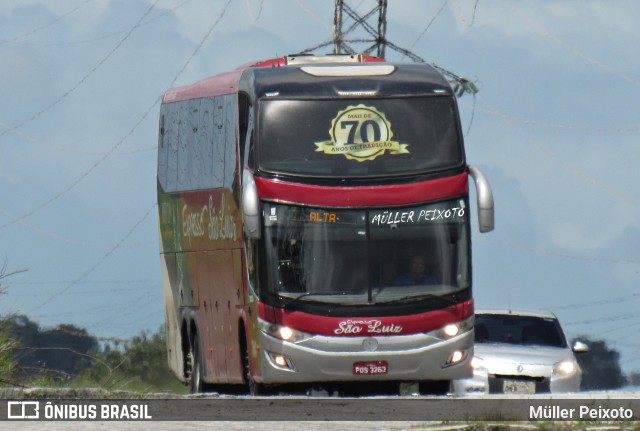 Expresso São Luiz 7880 na cidade de Rio Largo, Alagoas, Brasil, por Müller Peixoto. ID da foto: 10348127.