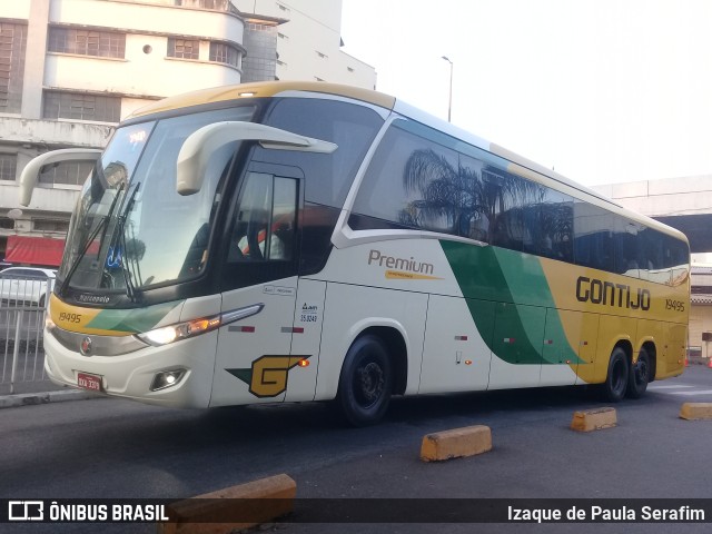 Empresa Gontijo de Transportes 19495 na cidade de Belo Horizonte, Minas Gerais, Brasil, por Izaque de Paula Serafim. ID da foto: 10349887.