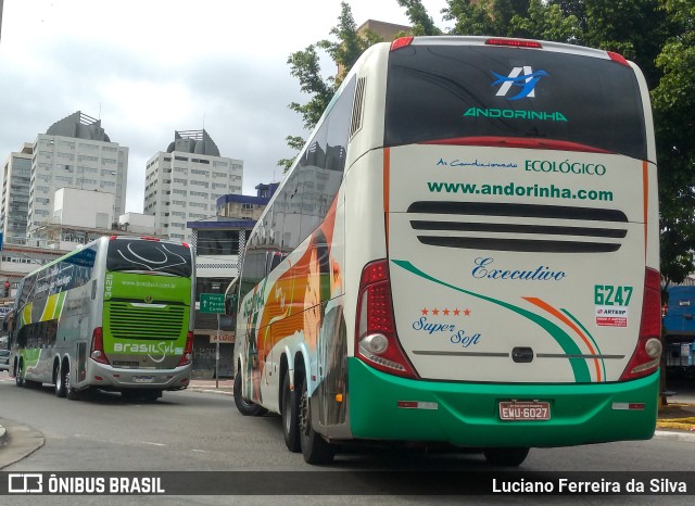 Empresa de Transportes Andorinha 6247 na cidade de São Paulo, São Paulo, Brasil, por Luciano Ferreira da Silva. ID da foto: 10348340.