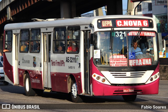 Transurb AE-32110 na cidade de Belém, Pará, Brasil, por Fabio Soares. ID da foto: 10348958.