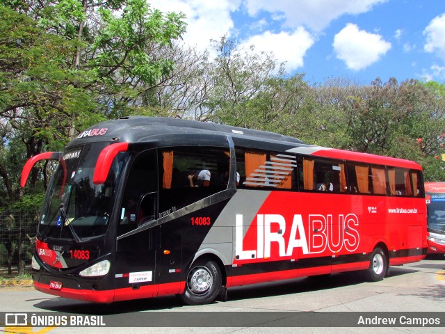 Lirabus 14083 na cidade de São Paulo, São Paulo, Brasil, por Andrew Campos. Número da foto: #10349881.