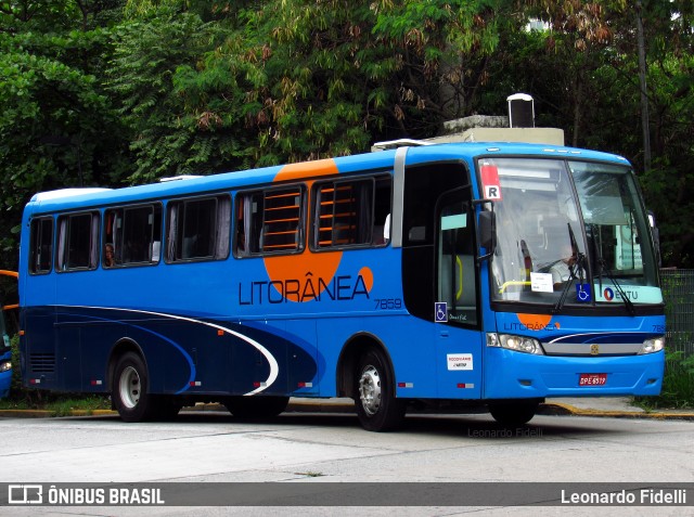 Litorânea Transportes Coletivos 7859 na cidade de São Paulo, São Paulo, Brasil, por Leonardo Fidelli. ID da foto: 10350814.