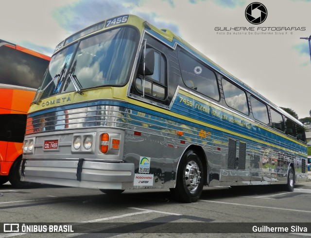Viação Cometa 7455 na cidade de São Paulo, São Paulo, Brasil, por Guilherme Silva. Número da foto: #10348397.