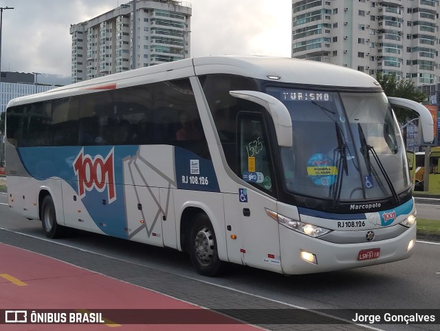 Auto Viação 1001 RJ 108.126 na cidade de Rio de Janeiro, Rio de Janeiro, Brasil, por Jorge Gonçalves. Número da foto: #10349085.