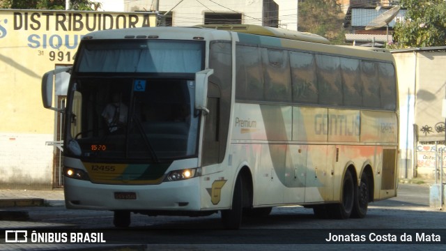 Empresa Gontijo de Transportes 12455 na cidade de Coronel Fabriciano, Minas Gerais, Brasil, por Jonatas Costa da Mata. ID da foto: 10349412.