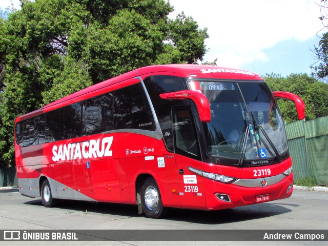 Viação Santa Cruz 23119 na cidade de São Paulo, São Paulo, Brasil, por Andrew Campos. Número da foto: #10349930.
